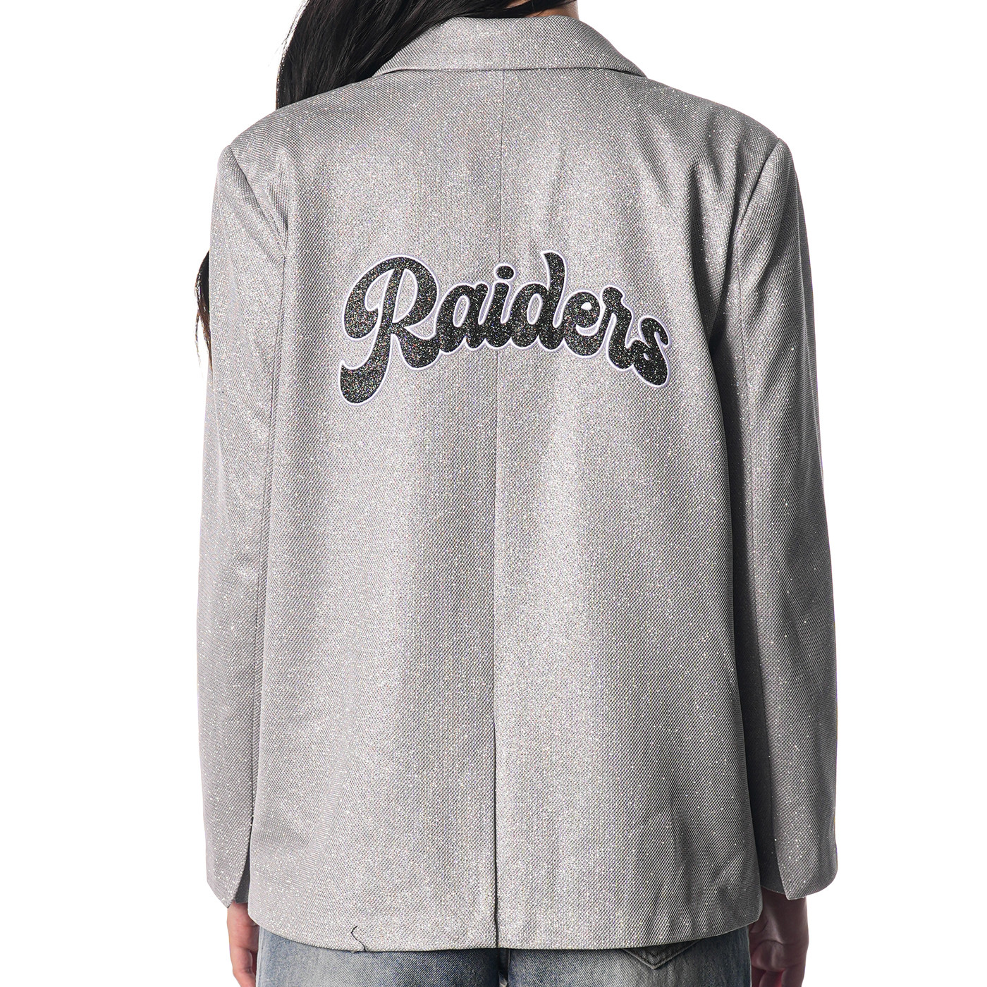 RAIDERS キルティングジャケット グレー RAIDERS SILVER BLAZER