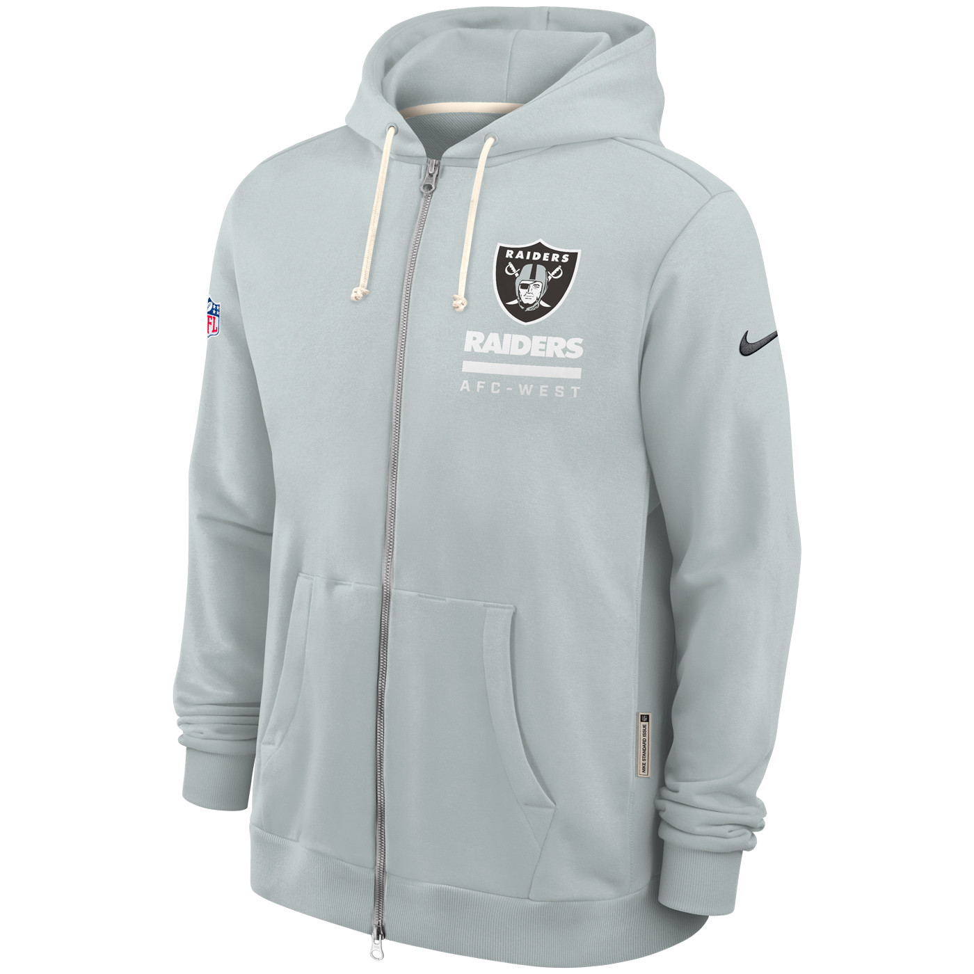 NIKE RAIDERS DRI-FIT FULL-ZIP HOODIE