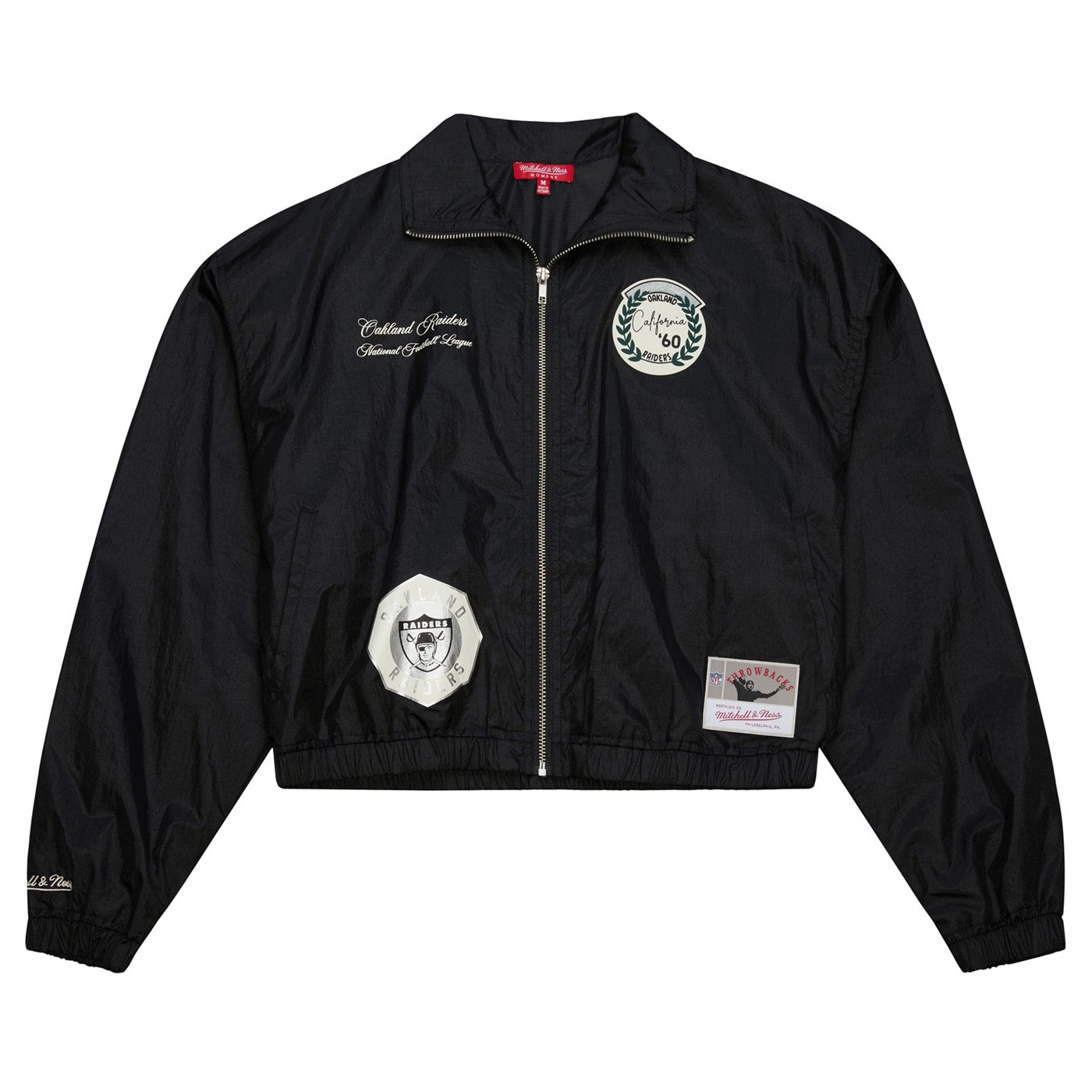 MITCHELL & NESS WOMENS RAIDERS NYLON JACKET