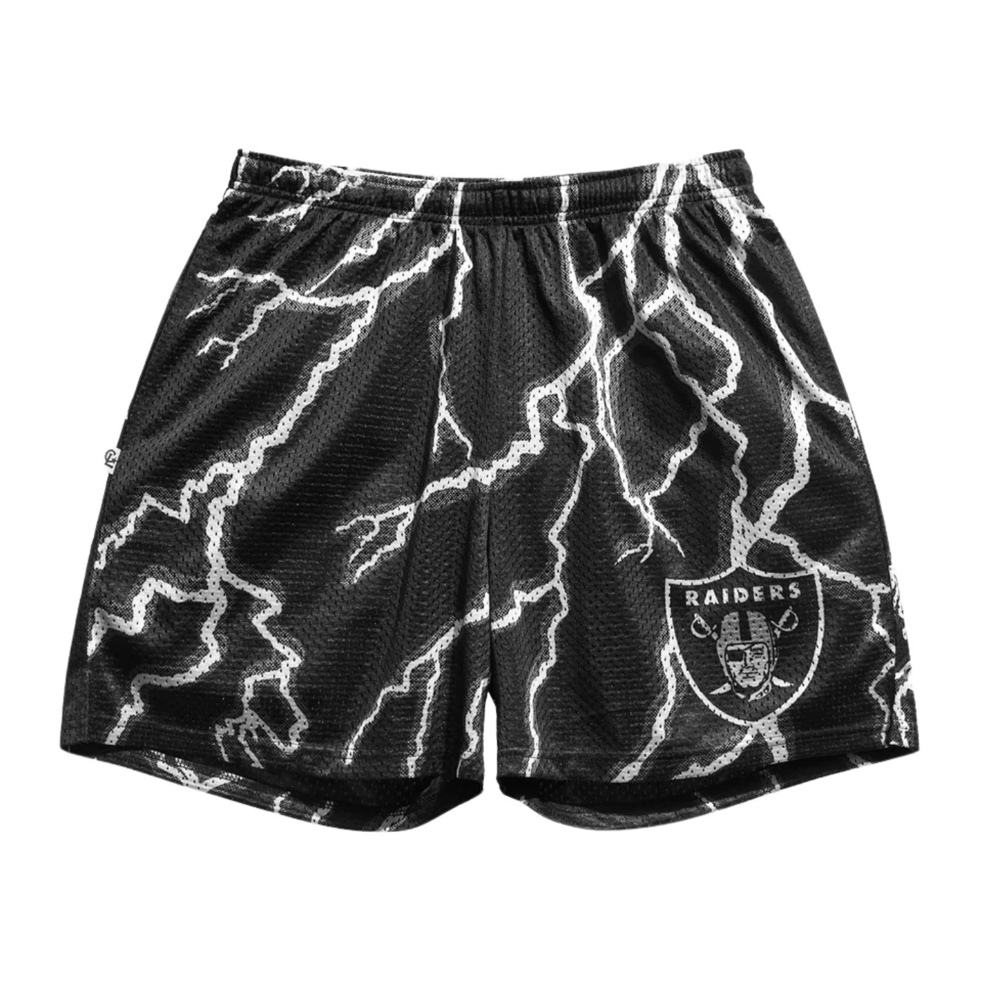 RAIDERS LIGHTNING RETRO SHORTS