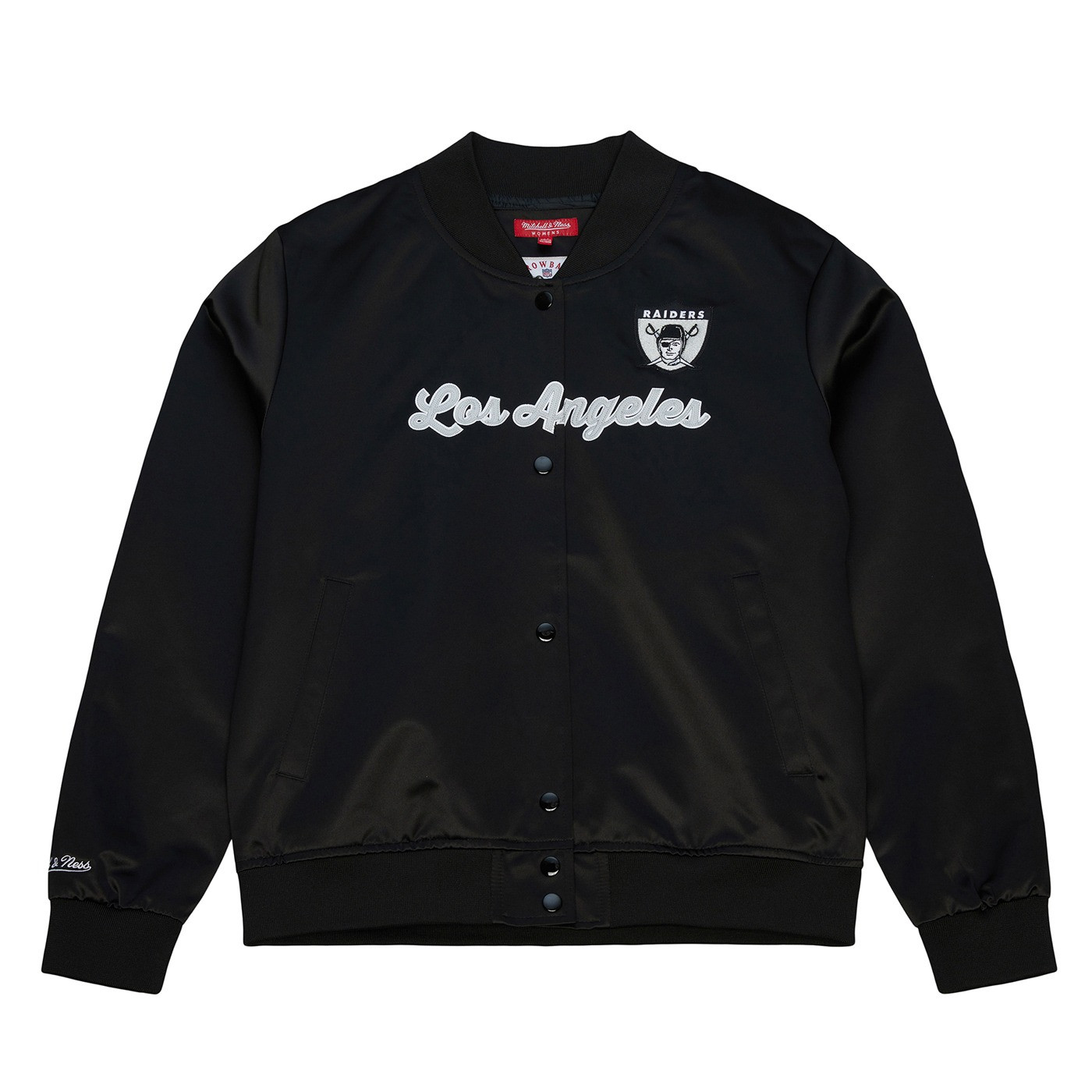 MITCHELL & NESS WOMENS RAIDERS SATIN JACKET