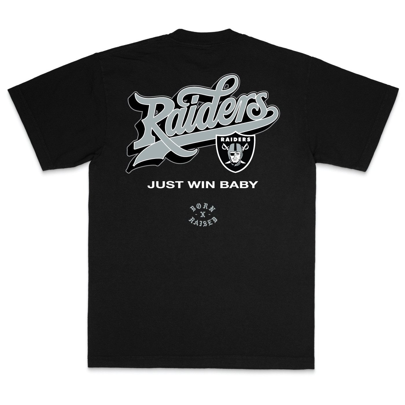 BORN X RAISED RAIDERS PRO SCRIPT TEE