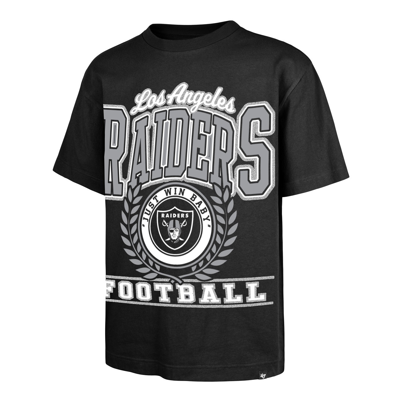 47 WOMENS LOS ANGELES RAIDERS RING TRUE FOUNDATION TEE