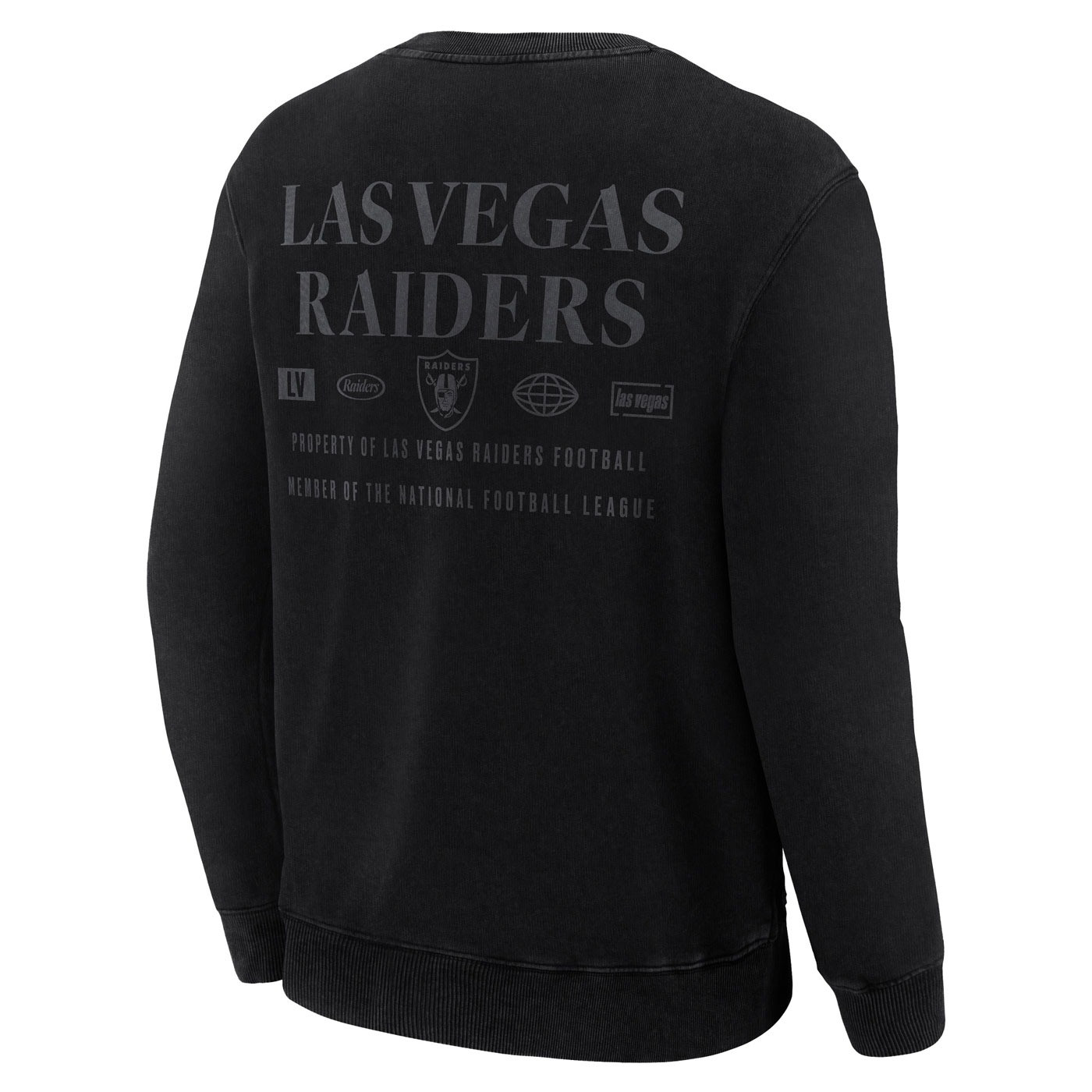 RAIDERS BIG & TALL GRIDIRON CREWNECK SWEATSHIRT