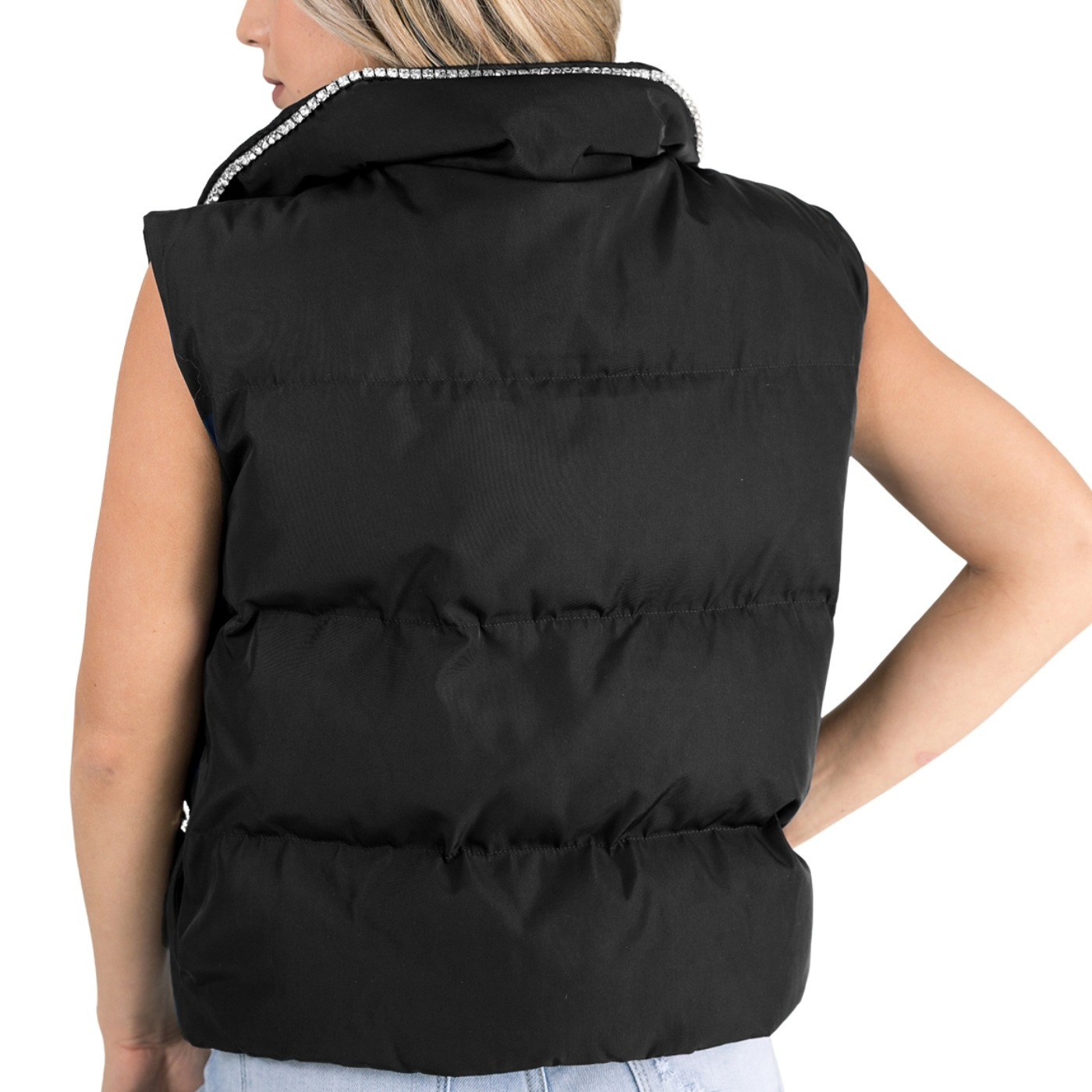 RAIDERS ダウンベスト Lサイズ ブラック WOMENS RAIDERS MAKE IT SHINE BLACK VEST