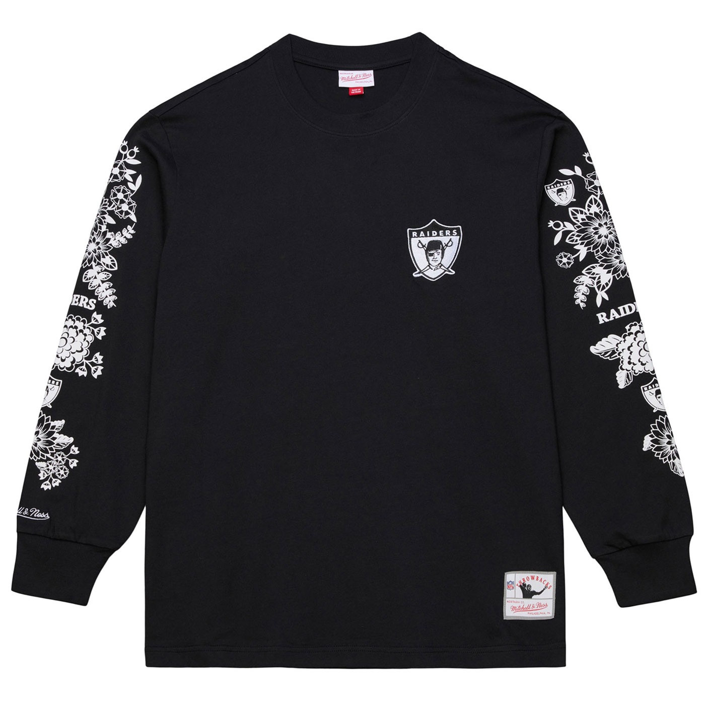 MITCHELL & NESS RAIDERS HAZY LONG SLEEVE TEE