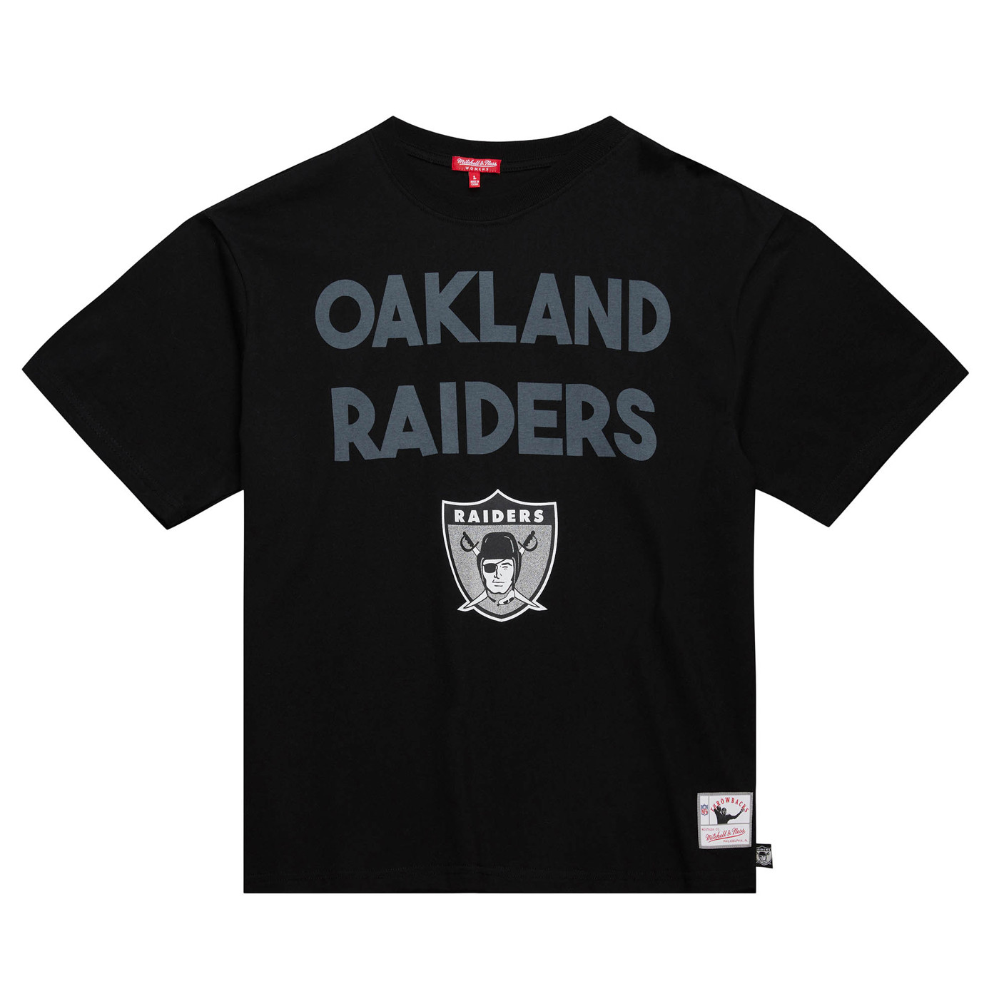 MITCHELL & NESS WOMENS OAKLAND RAIDERS BOYFRIEND TEE
