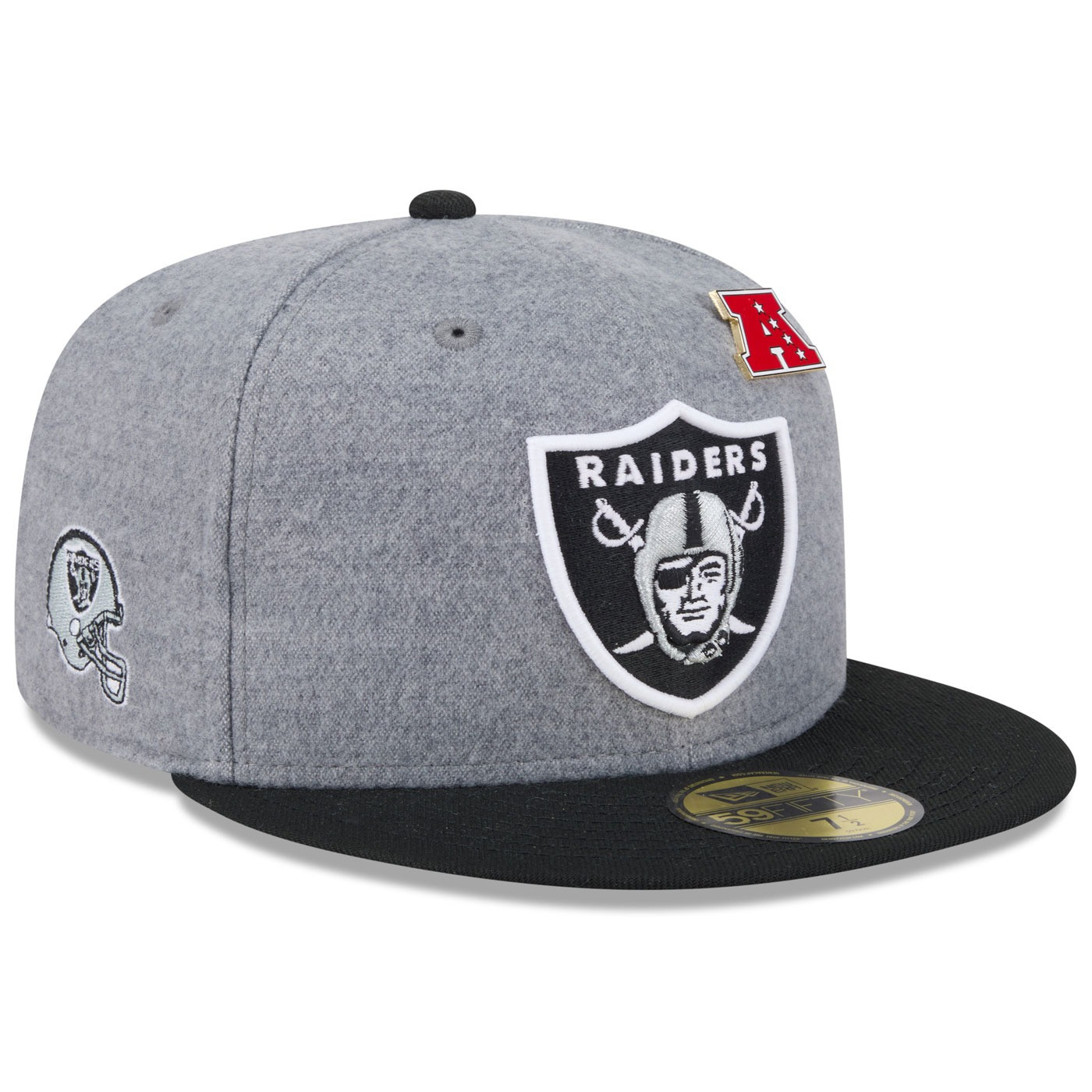 RAIDERS 59FIFTY キャップ New Era Raiders World Champions 59Fifty Fitted Cap in Black — MAJOR