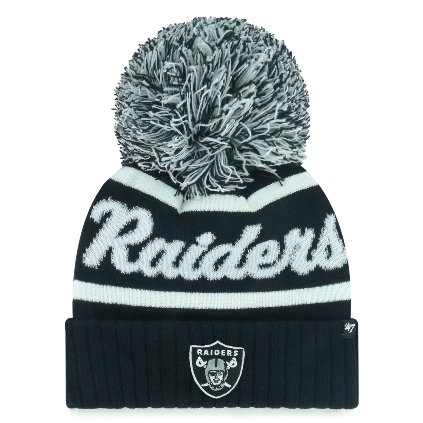 47 WOMENS RAIDERS SPIRITED CUFF KNIT CAP