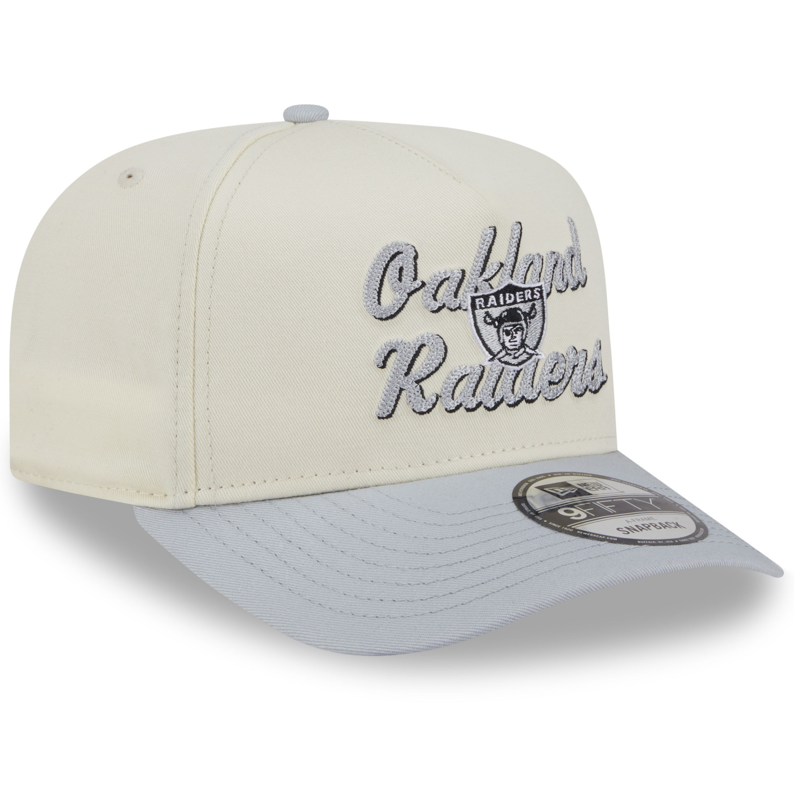NEW ERA OAKLAND RAIDERS 9FIFTY CHAINSTITCH A FRAME CAP