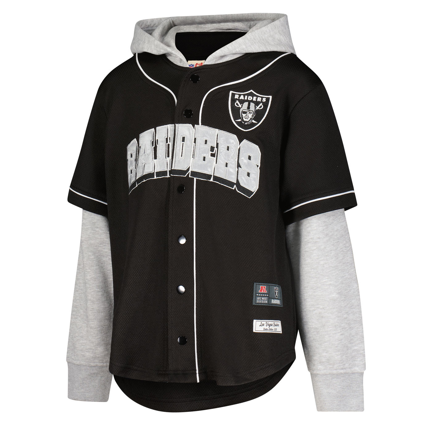 RAIDERS ロングスリーブTシャツ 2011年モデル Mens Las Vegas Raiders Clutch Hit Long Sleeve Graphic Tee | NFL