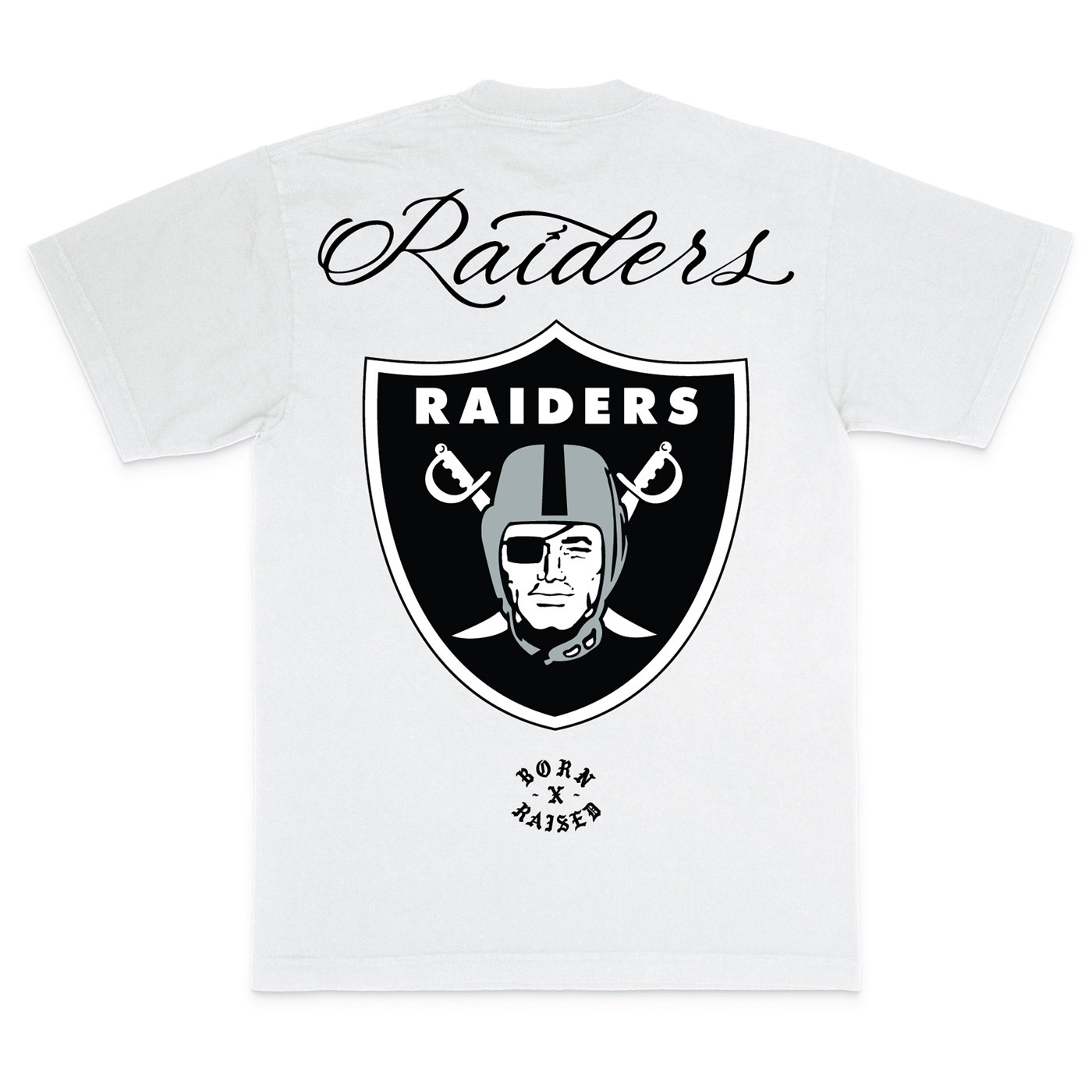 BORN X RAISED RAIDERS FINE LINE TEE