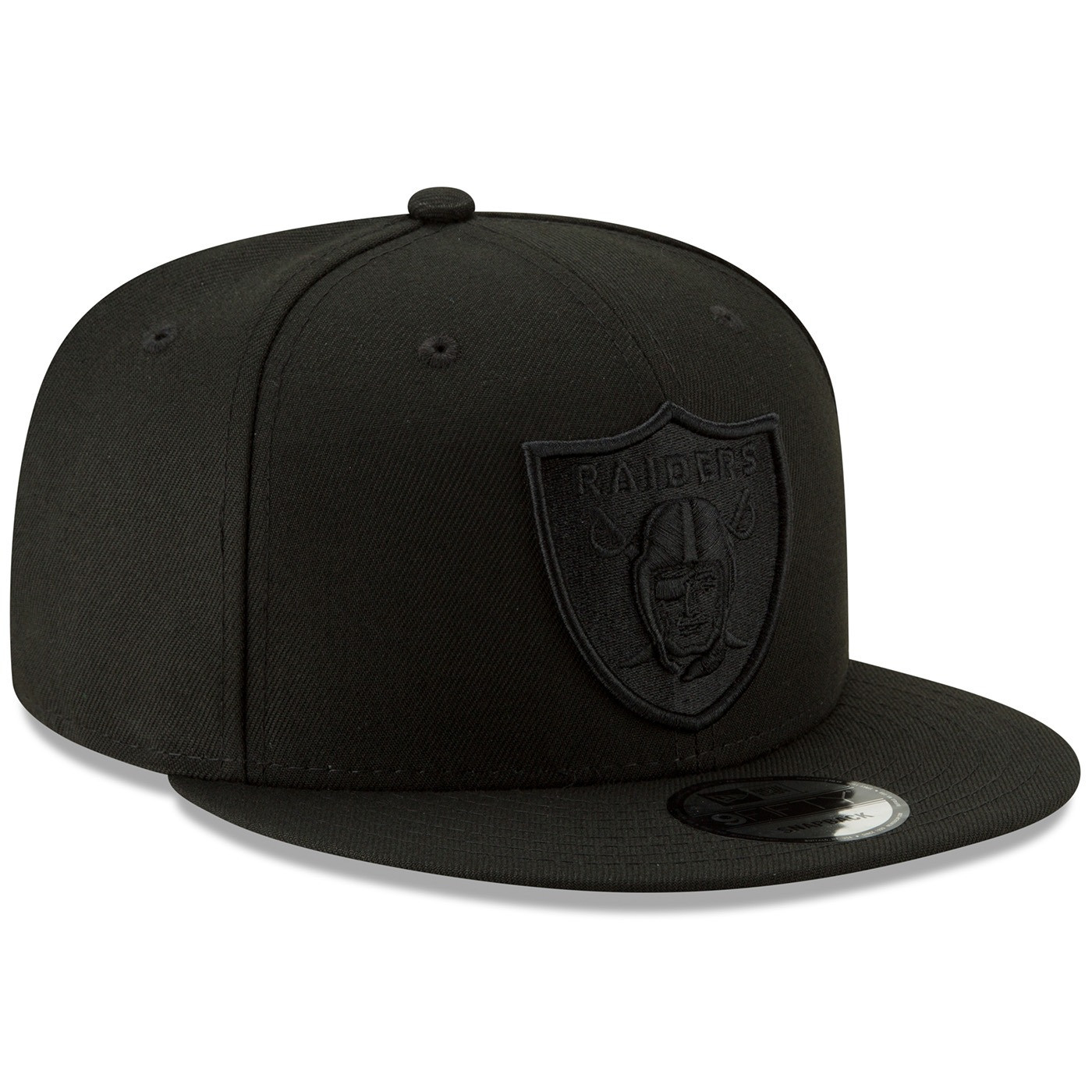 NEW ERA RAIDERS 9FIFTY REAL MEN WEAR BLACK SNAPBACK CAP