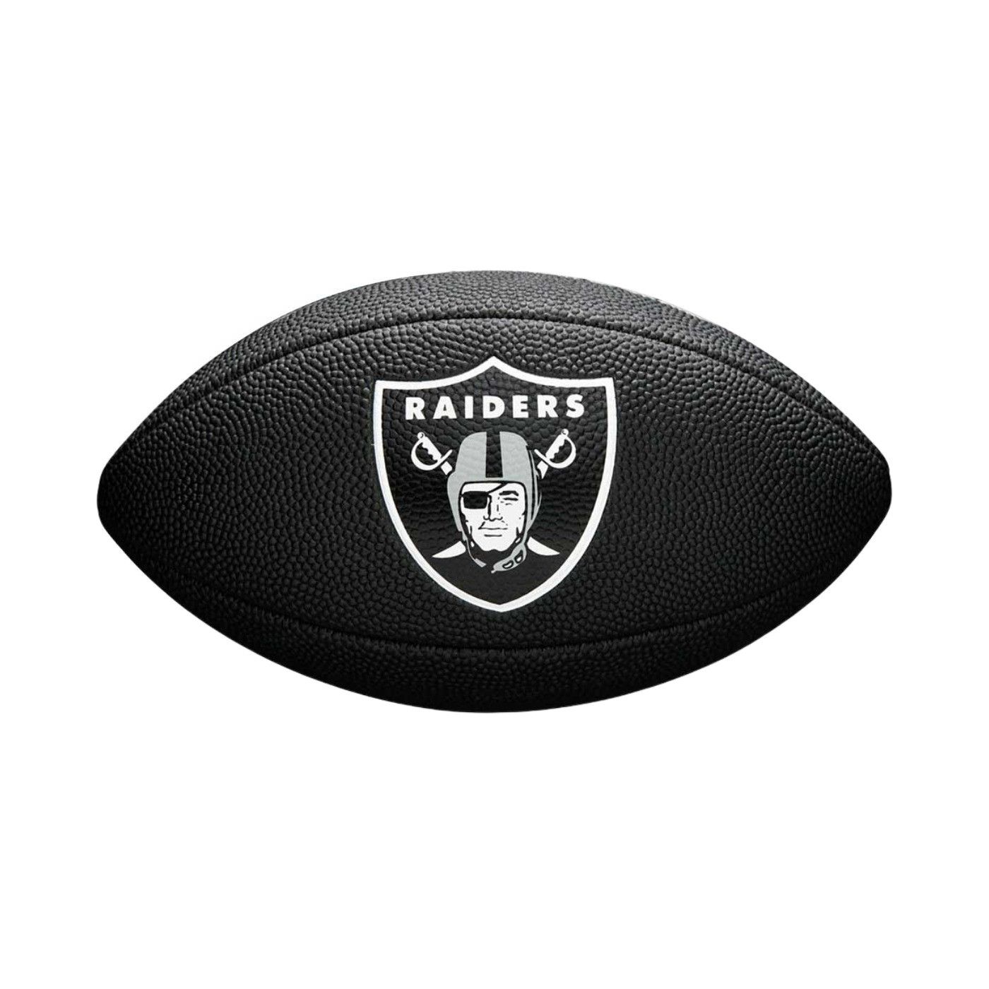 RAIDERS BLACK MINI SOFT TOUCH FOOTBALL