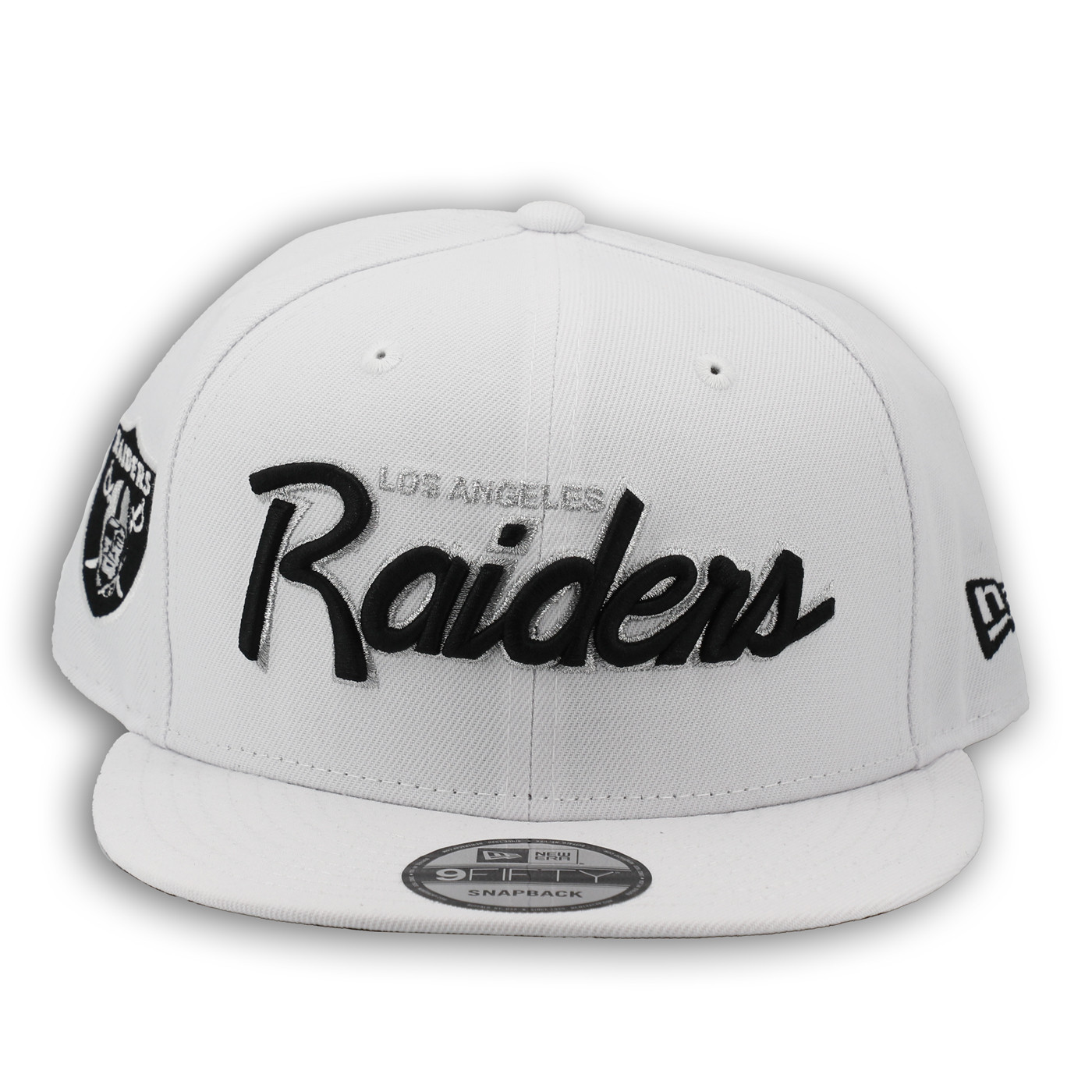 NEW ERA LOS ANGELES RAIDERS 9FIFTY SHIELD SCRIPT CAP