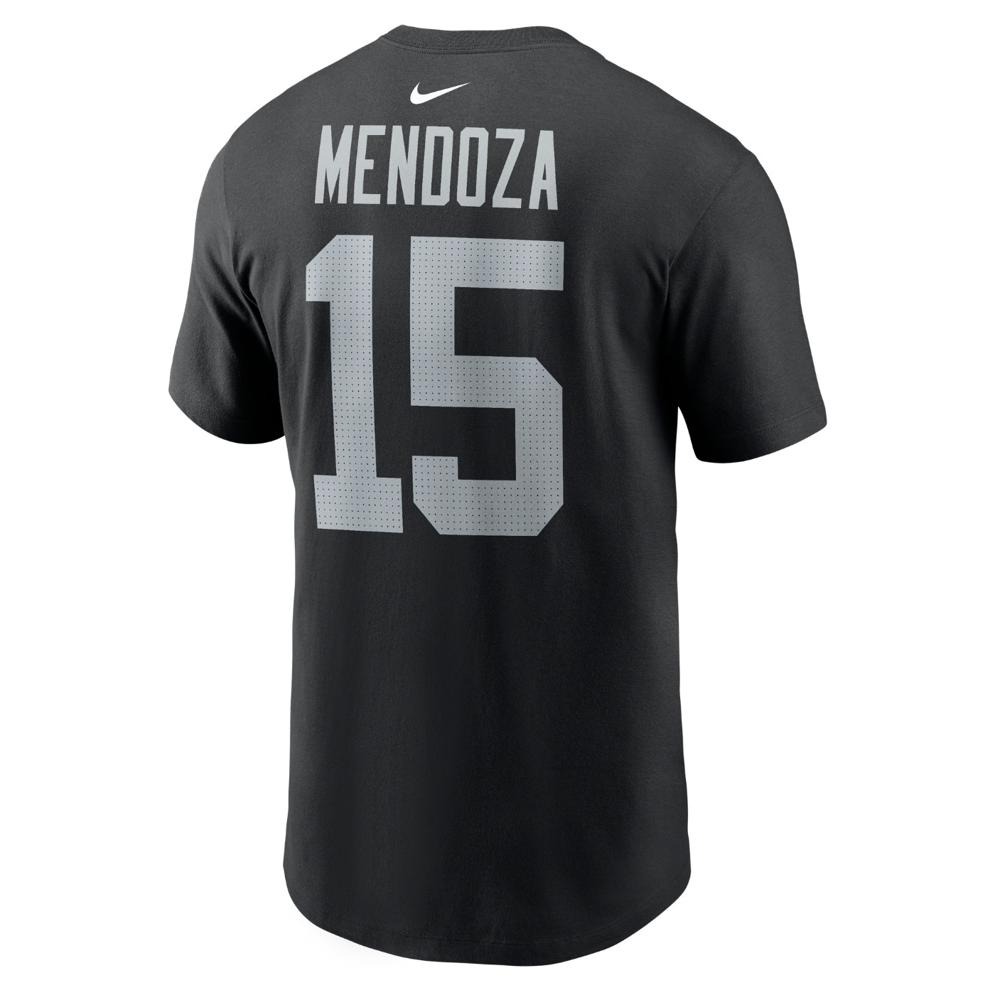 NIKE RAIDERS FERNANDO MENDOZA NAME AND NUMBER TEE