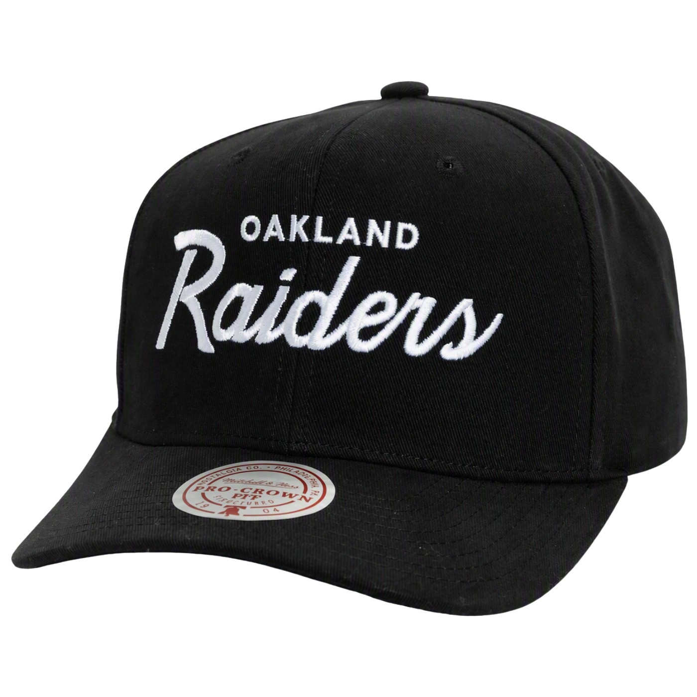 MITCHELL & NESS OAKLAND RAIDERS PRO CROWN SCRIPT 2.0 CAP