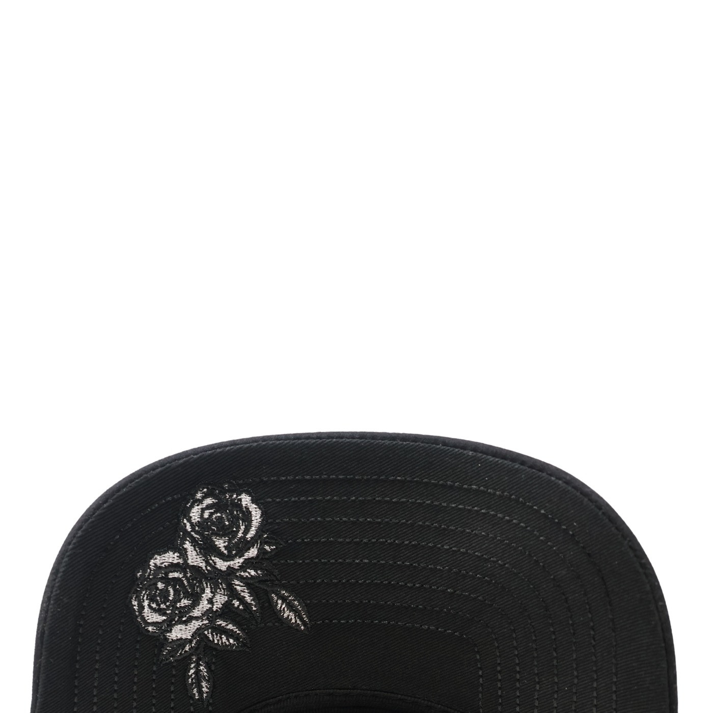 NEW ERA RAIDERS 9FORTY SILVER AND BLACK ROSES SHIELD CAP