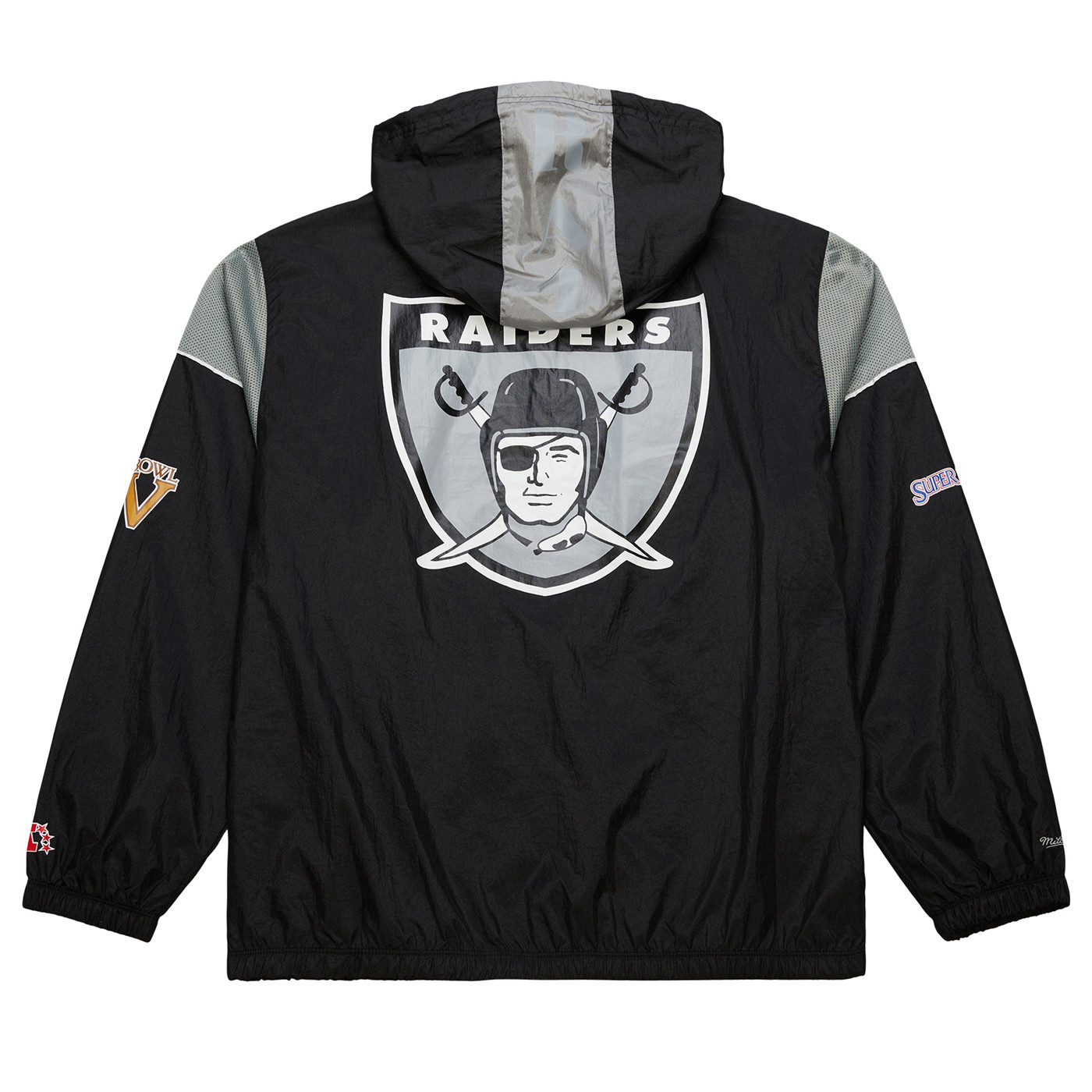 MITCHELL & NESS OAKLAND RAIDERS 3.0 ANORAK HALF ZIP PULLOVER